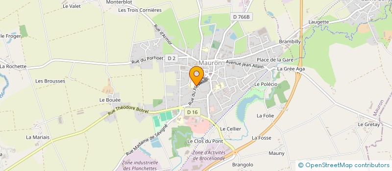 localisation de l'entreprise OGEC MARIE IMMAUCLEE  MAURON