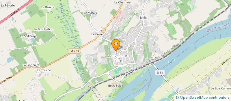localisation de l'entreprise OGEC MAUVES SUR LOIRE à MAUVES-SUR-LOIRE