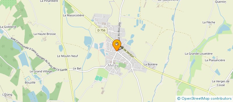 localisation de l'entreprise OGEC MELAY à CHEMILLE-EN-ANJOU