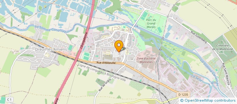 localisation de l'entreprise OGEC MONSEIGNEUR CUMINAL à AMIENS