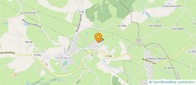 localisation de l'entreprise OGEC MONTAGNY  MONTAGNY