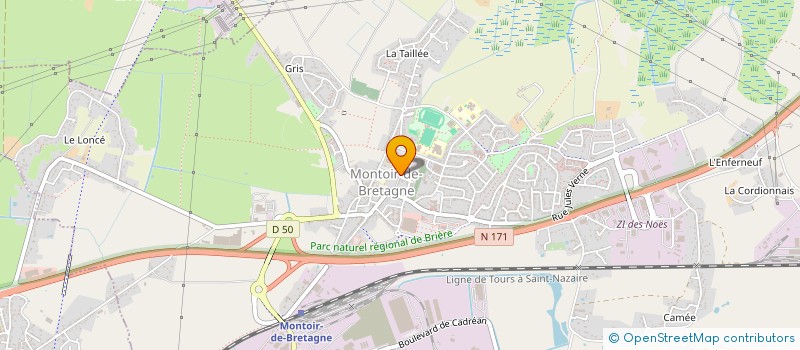 localisation de l'entreprise OGEC MONTOIR DE BRETAGNE  MONTOIR-DE-BRETAGNE