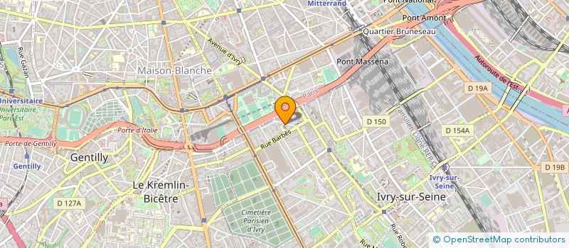 localisation de l'entreprise OGEC ND DE L'ESPERANCE à IVRY-SUR-SEINE