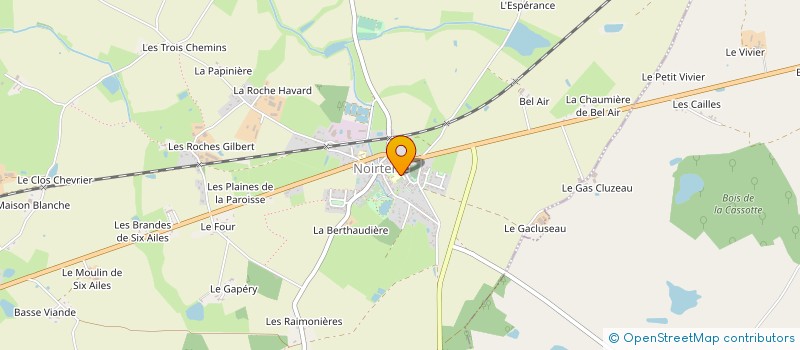 localisation de l'entreprise OGEC NOIRTERRE à BRESSUIRE