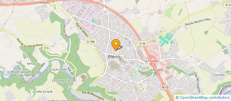 localisation de l'entreprise OGEC NOTRE DAME  PLERIN