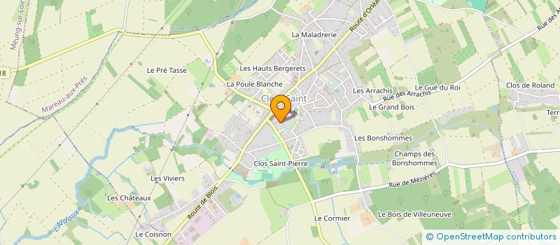 localisation de l'entreprise OGEC NOTRE DAME à CLERY-SAINT-ANDRE