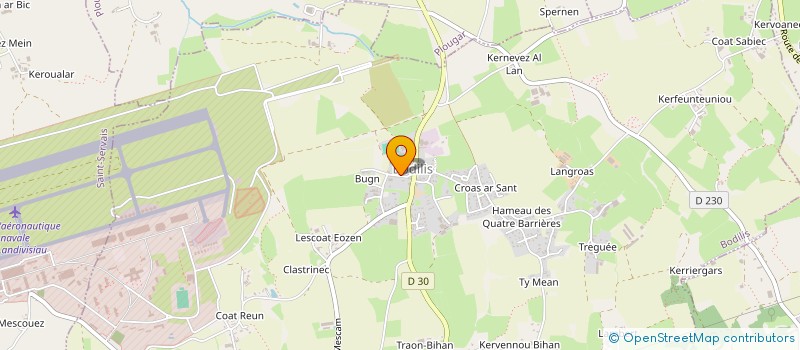 localisation de l'entreprise OGEC NOTRE DAME à BODILIS