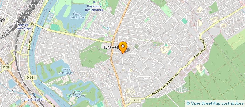 localisation de l'entreprise OGEC NOTRE DAME à DRAVEIL