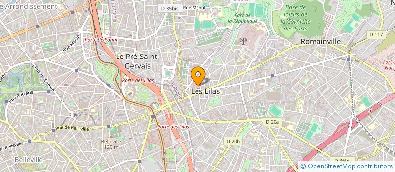 localisation de l'entreprise OGEC NOTRE DAME à LES LILAS