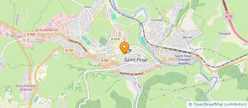 localisation de l'entreprise OGEC NOTRE-DAME à SAINT-FLOUR