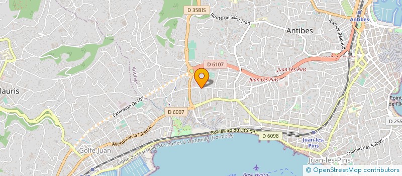 localisation de l'entreprise OGEC NOTRE-DAME DAME DE LA TRAMONTANE à ANTIBES