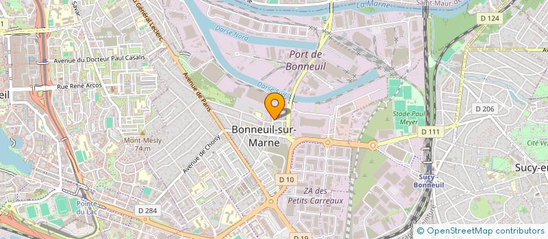 localisation de l'entreprise OGEC NOTRE DAME DE BONNEUIL à BONNEUIL-SUR-MARNE