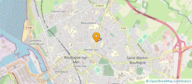 localisation de l'entreprise OGEC NOTRE DAME DE BOULOGNE à BOULOGNE-SUR-MER