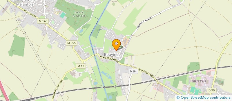 localisation de l'entreprise OGEC NOTRE DAME DE LA TREILLE à BOUVINES