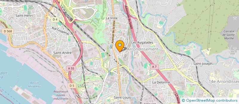 localisation de l'entreprise OGEC NOTRE DAME DE LA VISTE à MARSEILLE