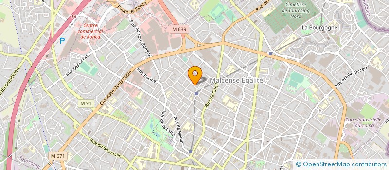 localisation de l'entreprise OGEC NOTRE DAME DE LOURDES  TOURCOING