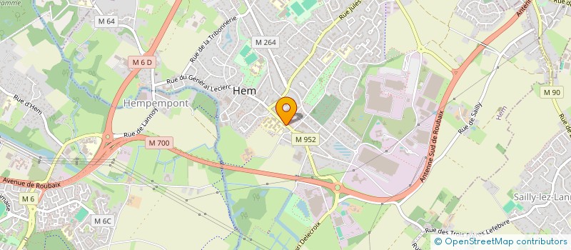 localisation de l'entreprise OGEC NOTRE DAME DE LOURDES ST CORNEILLE  HEM