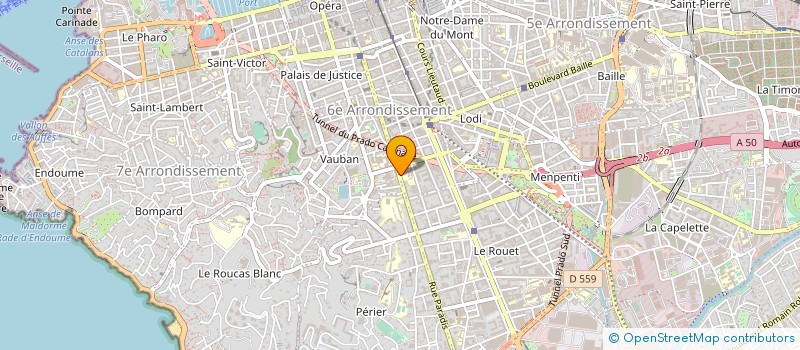 localisation de l'entreprise OGEC NOTRE DAME DE SION à MARSEILLE