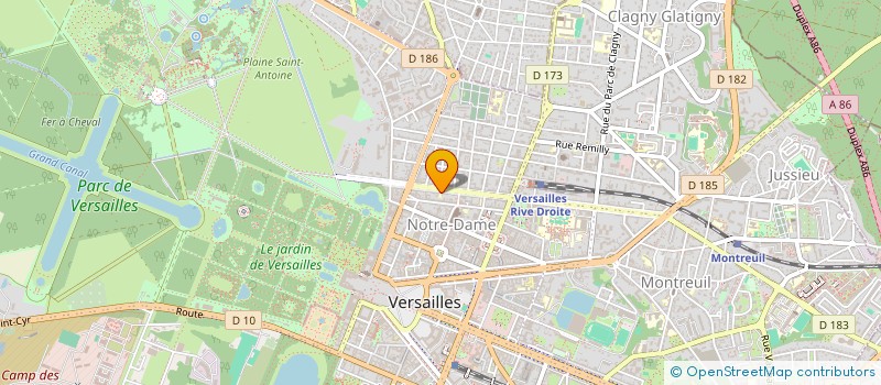 localisation de l'entreprise OGEC NOTRE-DAME DE VERSAILLES à VERSAILLES