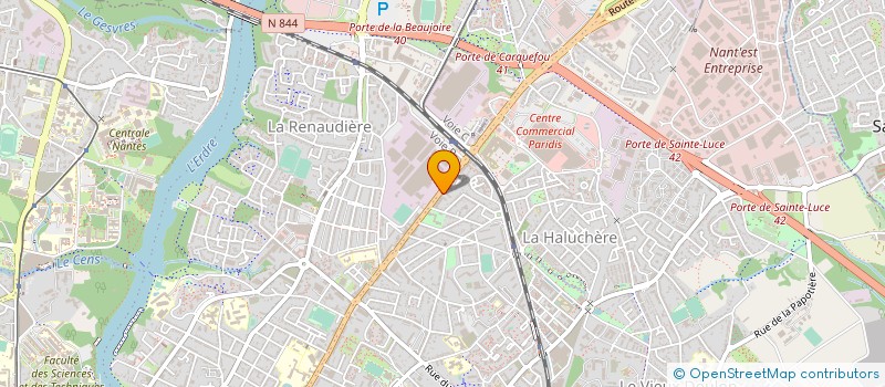 localisation de l'entreprise OGEC NOTRE DAME DES BATIGNOLLES à NANTES