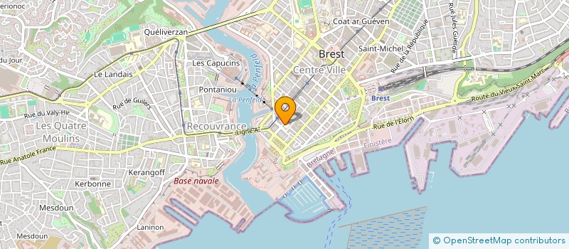 localisation de l'entreprise OGEC NOTRE DAME DES CARMES à BREST