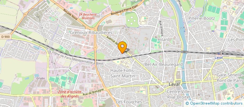 localisation de l'entreprise OGEC NOTRE DAME DES CORDELIERS à LAVAL
