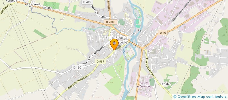 localisation de l'entreprise OGEC NOTRE DAME DES VICTOIRES à SAINT-POURCAIN-SUR-SIOULE