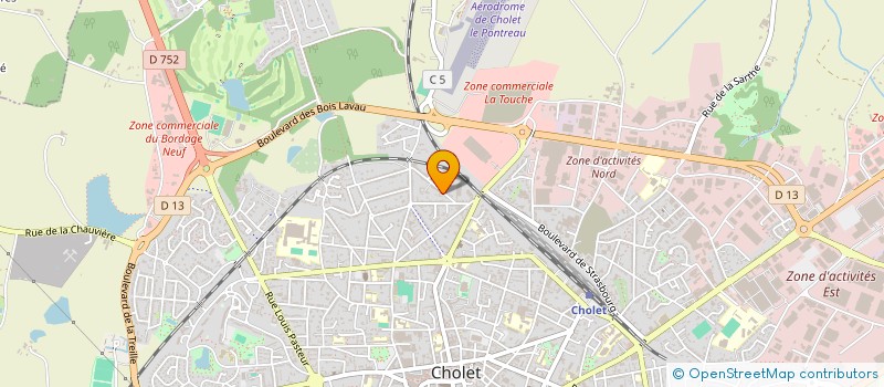 localisation de l'entreprise OGEC NOTRE DAME DU CHENE ROND à CHOLET