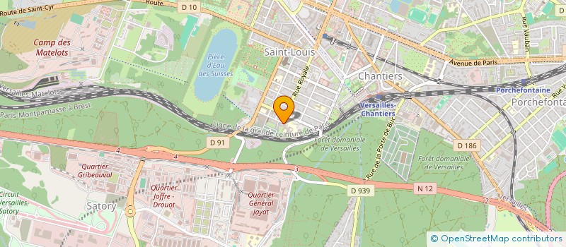 localisation de l'entreprise OGEC NOTRE-DAME DU GRANDCHAMP à VERSAILLES
