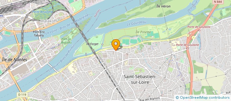 localisation de l'entreprise OGEC NOTRE DAME ET SAINTE THERESE  SAINT-SEBASTIEN-SUR-LOIRE