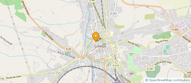 localisation de l'entreprise OGEC NOTRE DAME FREMONT LES ROSIERS à LISIEUX