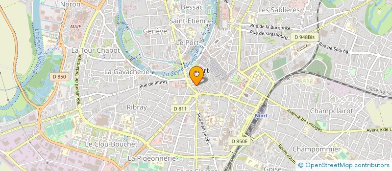 localisation de l'entreprise OGEC NOTRE DAME ST JOSEPH à NIORT