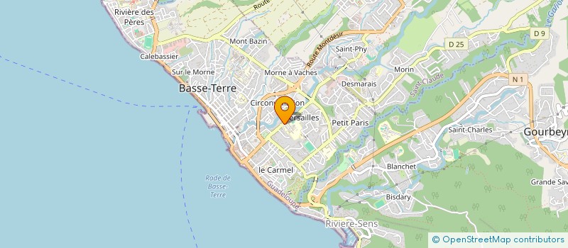 localisation de l'entreprise OGEC PENSIONNAT DE VERSAILLES à BASSE-TERRE