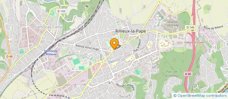 localisation de l'entreprise OGEC RILLIEUX à RILLIEUX-LA-PAPE