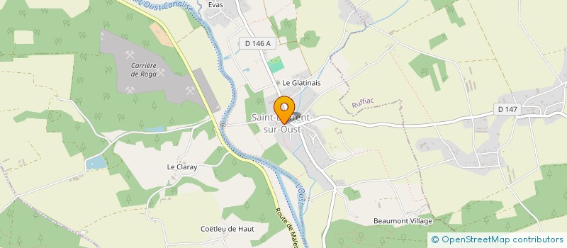 localisation de l'entreprise OGEC RPI DE L'OUST à SAINT-LAURENT-SUR-OUST