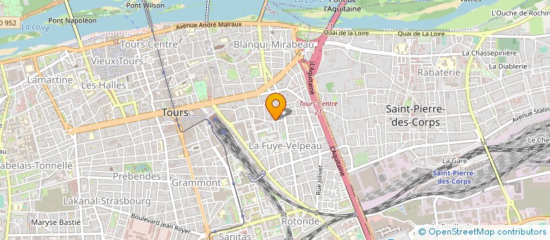 localisation de l'entreprise OGEC SACRE COEUR  TOURS