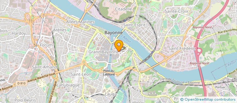 localisation de l'entreprise OGEC SACRE COEUR à BAYONNE