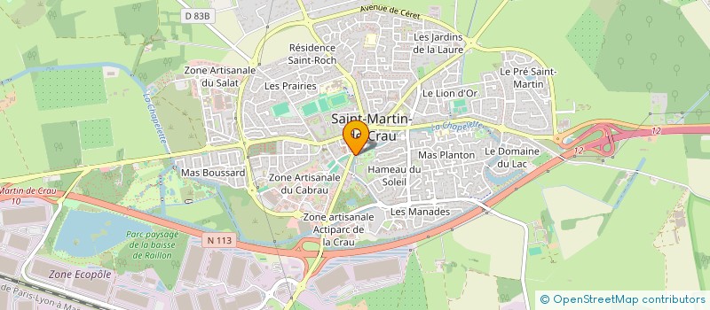 localisation de l'entreprise OGEC SACRE COEUR à SAINT-MARTIN-DE-CRAU