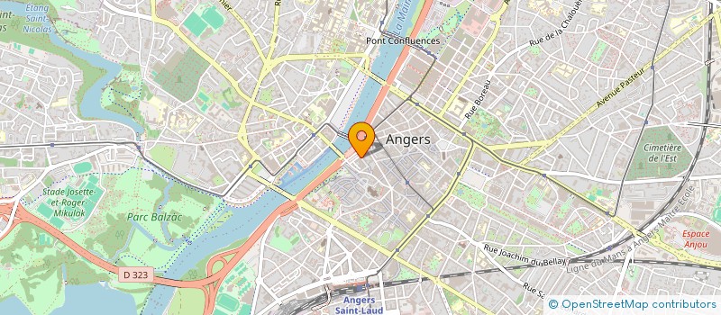 localisation de l'entreprise OGEC SACRE COEUR LA SALLE - ANGERS à ANGERS