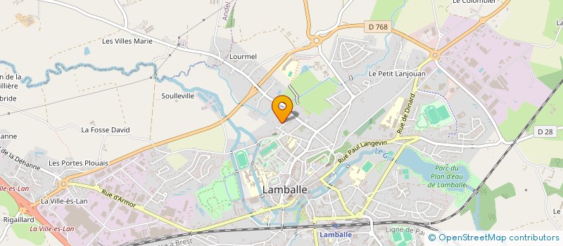 localisation de l'entreprise OGEC SAINT AARON à LAMBALLE-ARMOR