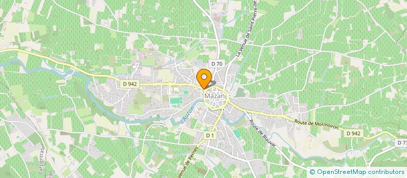 localisation de l'entreprise OGEC SAINT DOMINIQUE  MAZAN