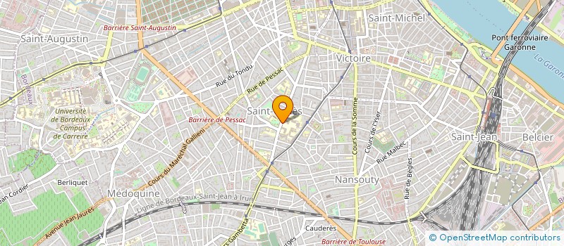 localisation de l'entreprise OGEC SAINT GENES à BORDEAUX