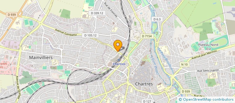 localisation de l'entreprise OGEC SAINT JEAN à CHARTRES