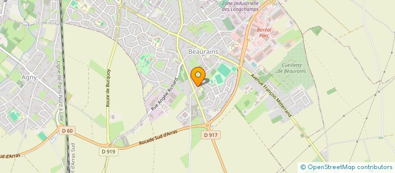 localisation de l'entreprise OGEC SAINT JEAN-NOTRE-DAME  BEAURAINS