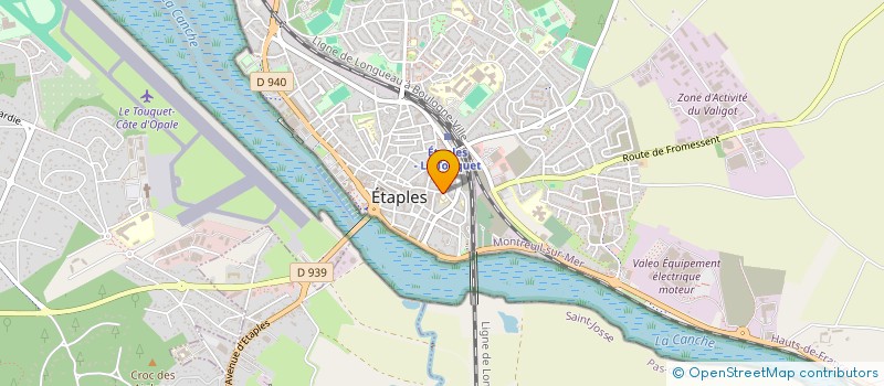 localisation de l'entreprise OGEC SAINT JOSEPH à ETAPLES
