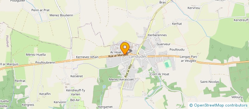 localisation de l'entreprise OGEC SAINT JOSEPH à LANDUDEC