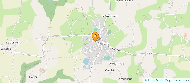 localisation de l'entreprise OGEC SAINT JOSEPH à LE MENE