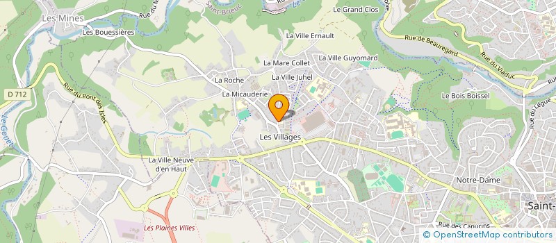 localisation de l'entreprise OGEC SAINT JOSEPH à SAINT-BRIEUC