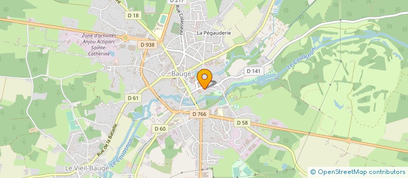 localisation de l'entreprise OGEC SAINT-JOSEPH DE BAUGE-EN-ANJOU  BAUGE-EN-ANJOU