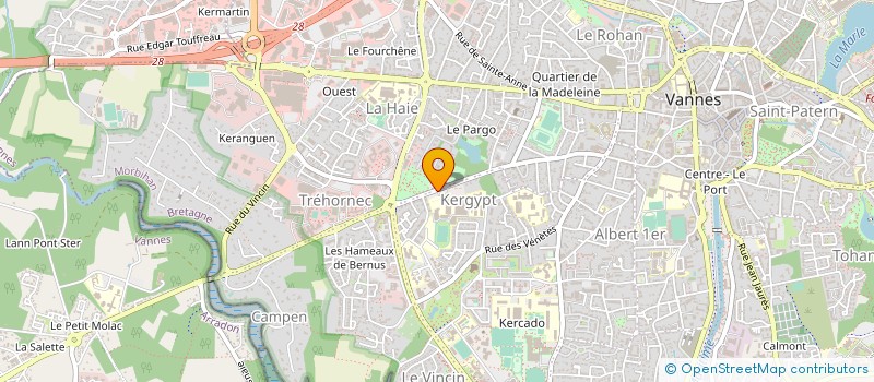 localisation de l'entreprise OGEC SAINT JOSEPH LASALLE à VANNES